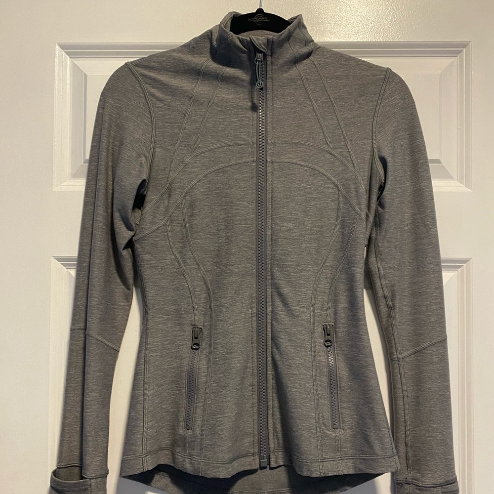 Lululemon Gray Define Zip Up Jacket Size 4